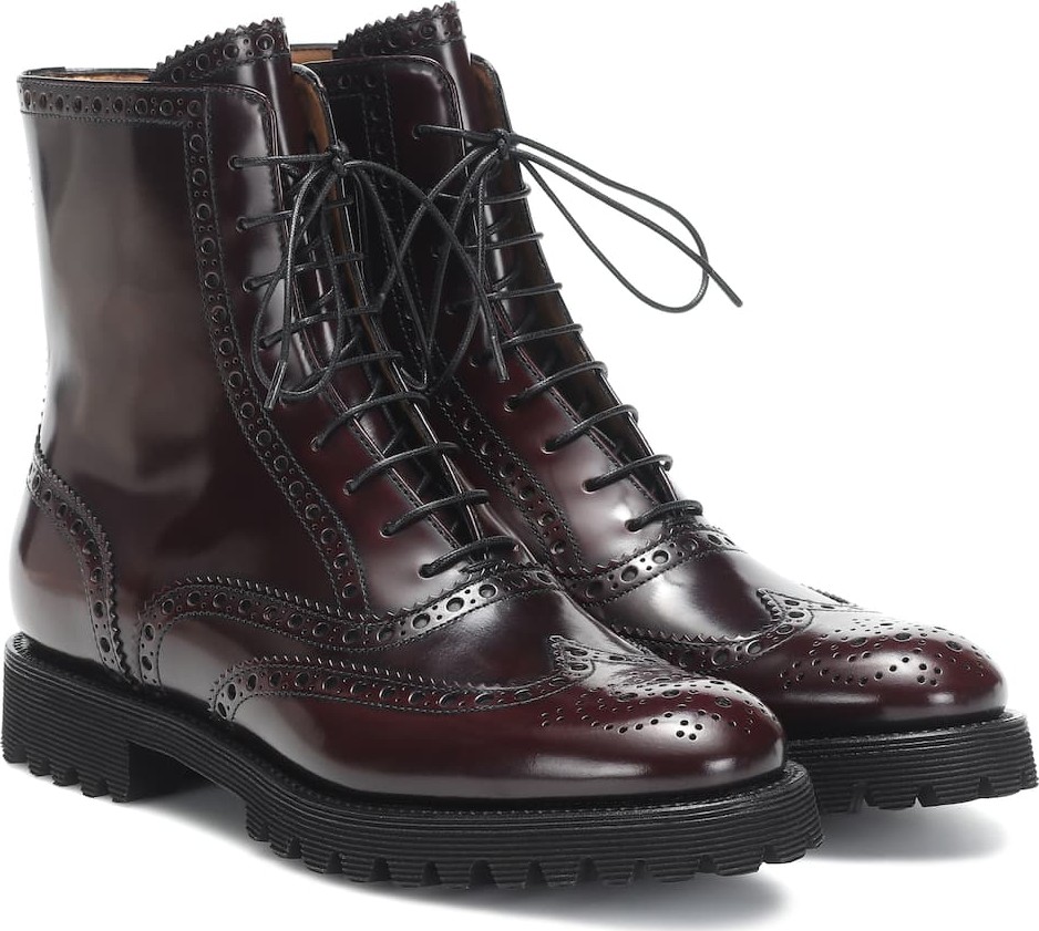 Church'S Cammy glossed leather ankle boots