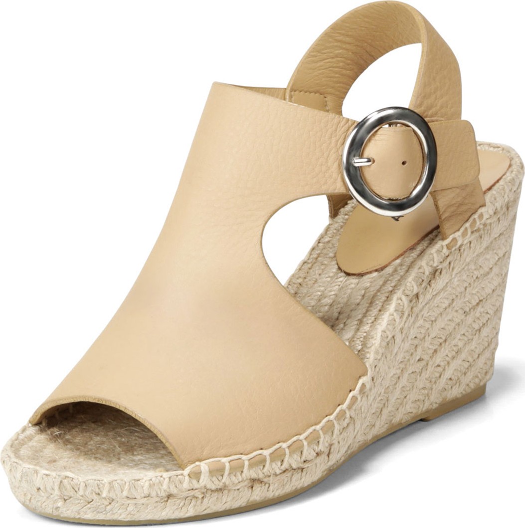 Via Spiga Nolan Leather Slingback Espadrilles