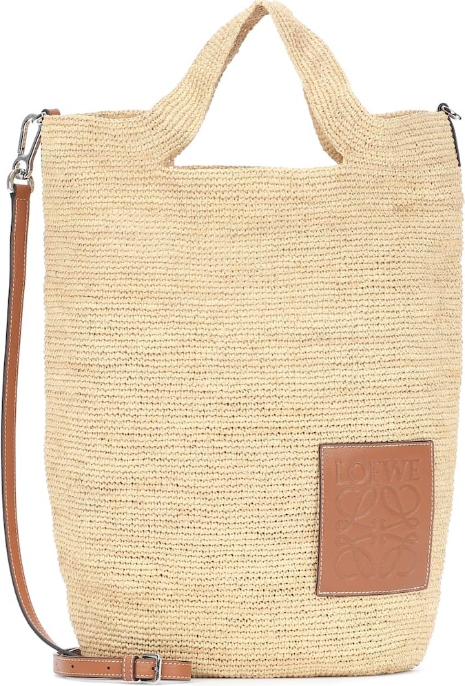 LOEWE Paula’s Ibiza Slit raffia tote
