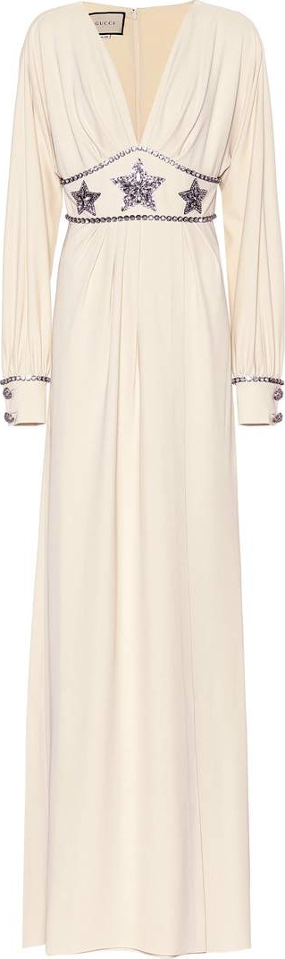 Gucci Crystal-embellished gown