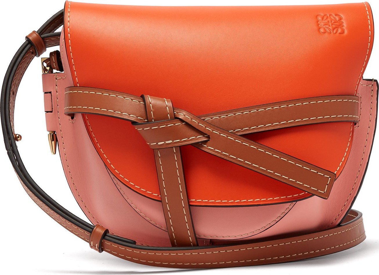 LOEWE Gate small grained-leather cross-body bag