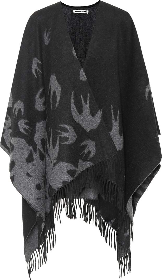 McQ - Alexander McQueen Swallow wool cape
