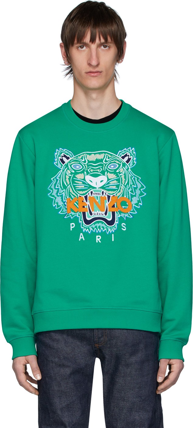 KENZO Green Tiger Sweatshirt
