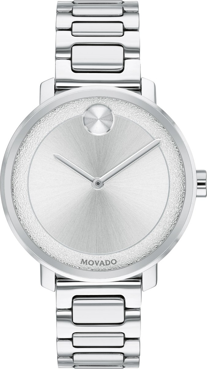 Movado 34mm BOLD Frosted Bracelet Watch