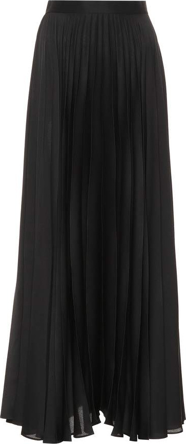 THE ROW Nailen pleated satin skirt