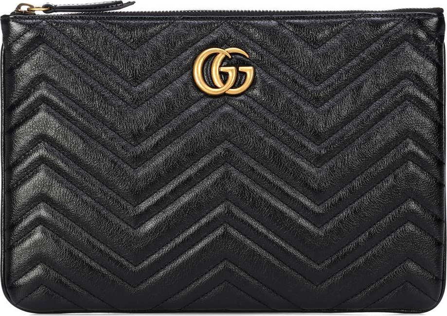 Gucci GG Marmont quilted leather clutch