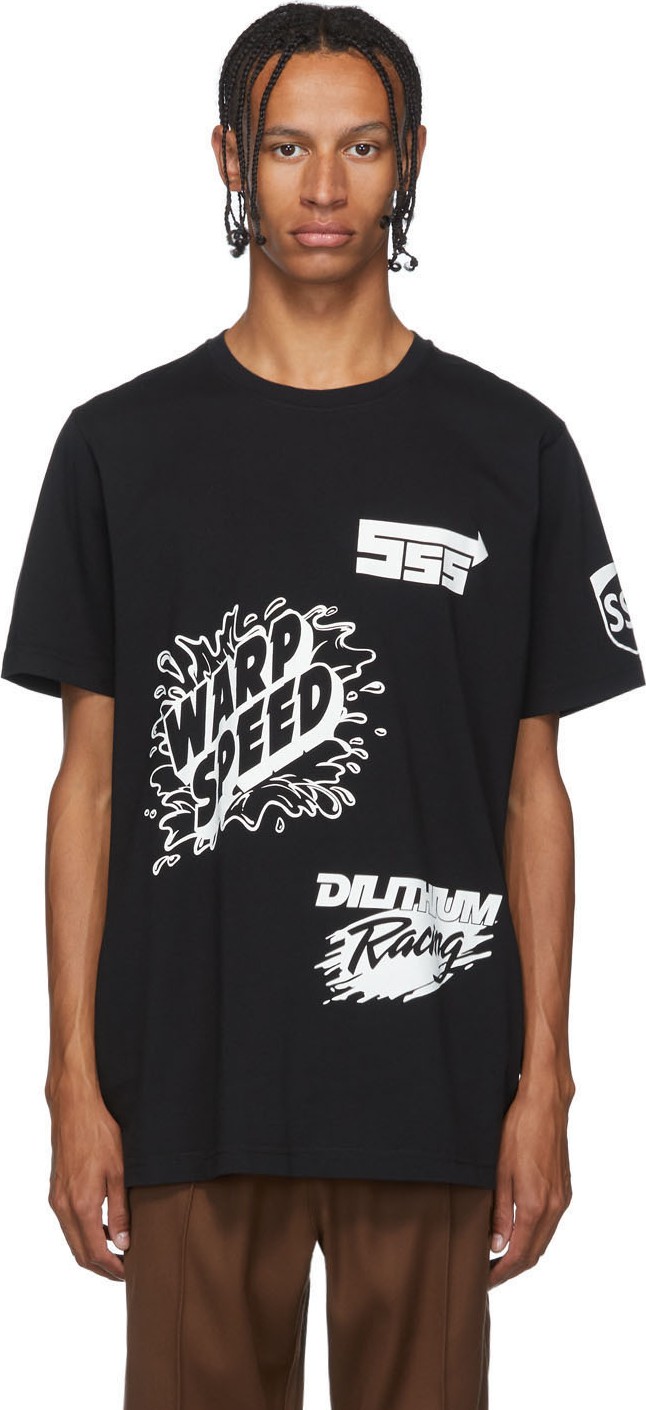 SSS World Corp Black Sponsors T-Shirt