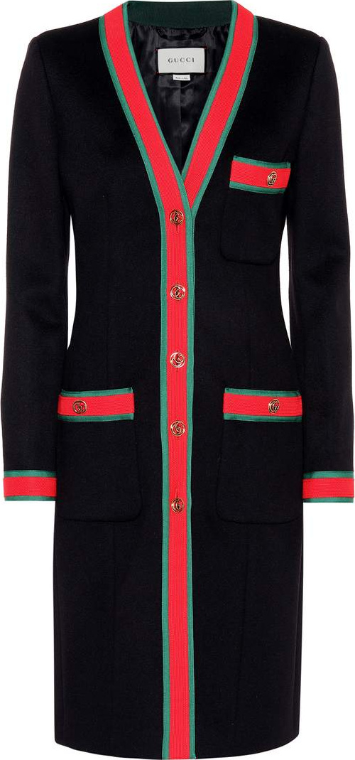 Gucci Embellished wool cardigan