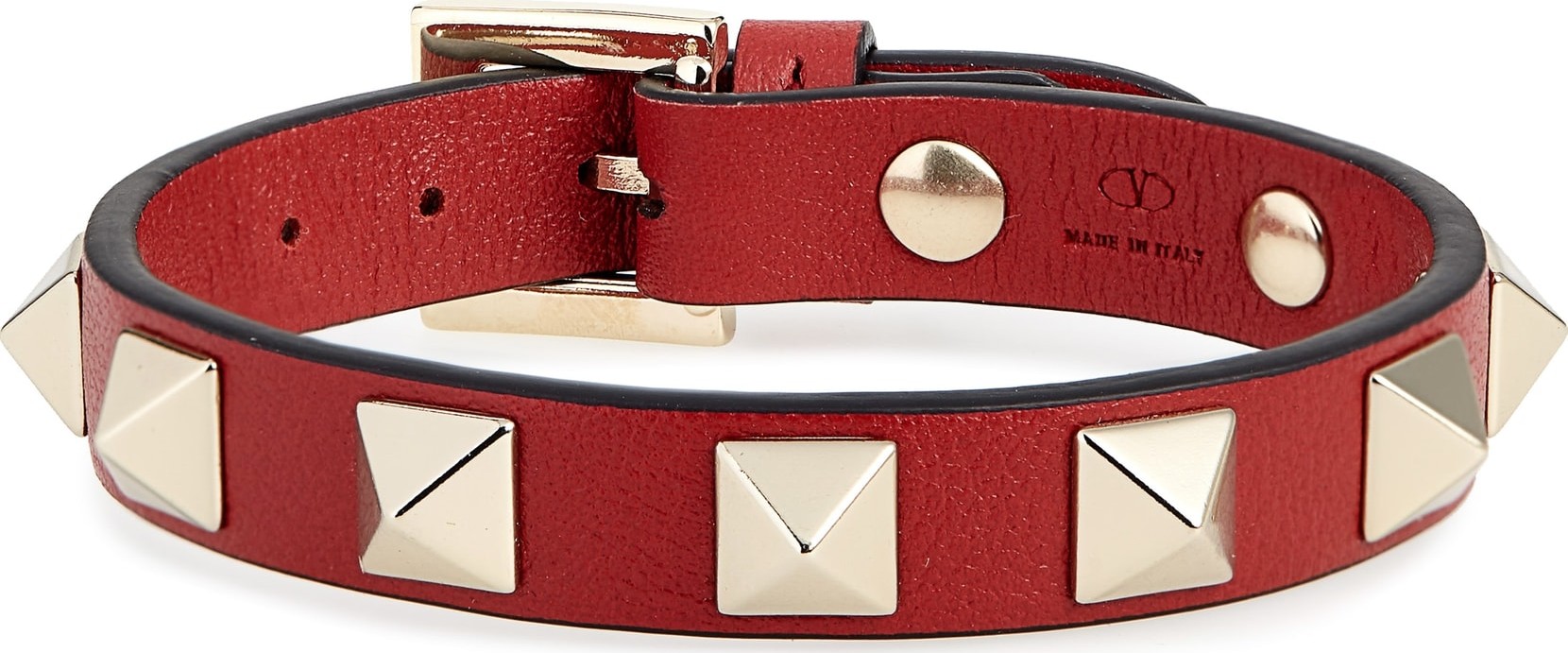 Valentino Rockstud Leather Bracelet