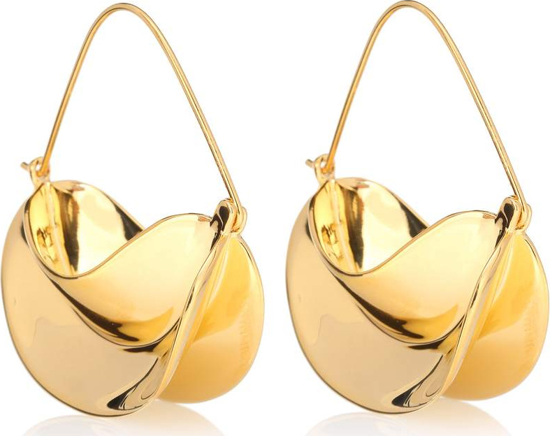Anissa Kermiche Paniers Dorés 18kt gold-plated earrings