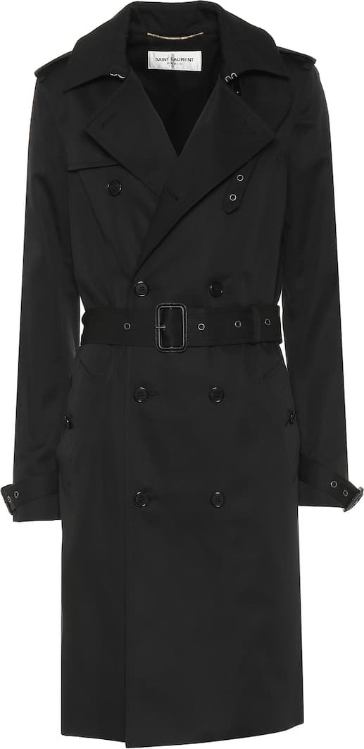 Saint Laurent Cotton-blend trench coat