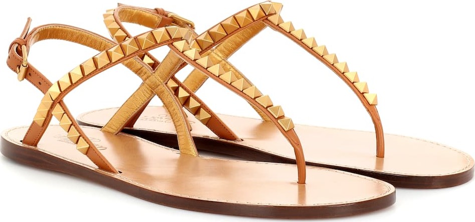 Valentino Valentino Garavani Rockstud No Limit leather sandals