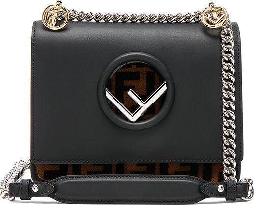 Fendi Small Embroidered Logo Kan I Logo