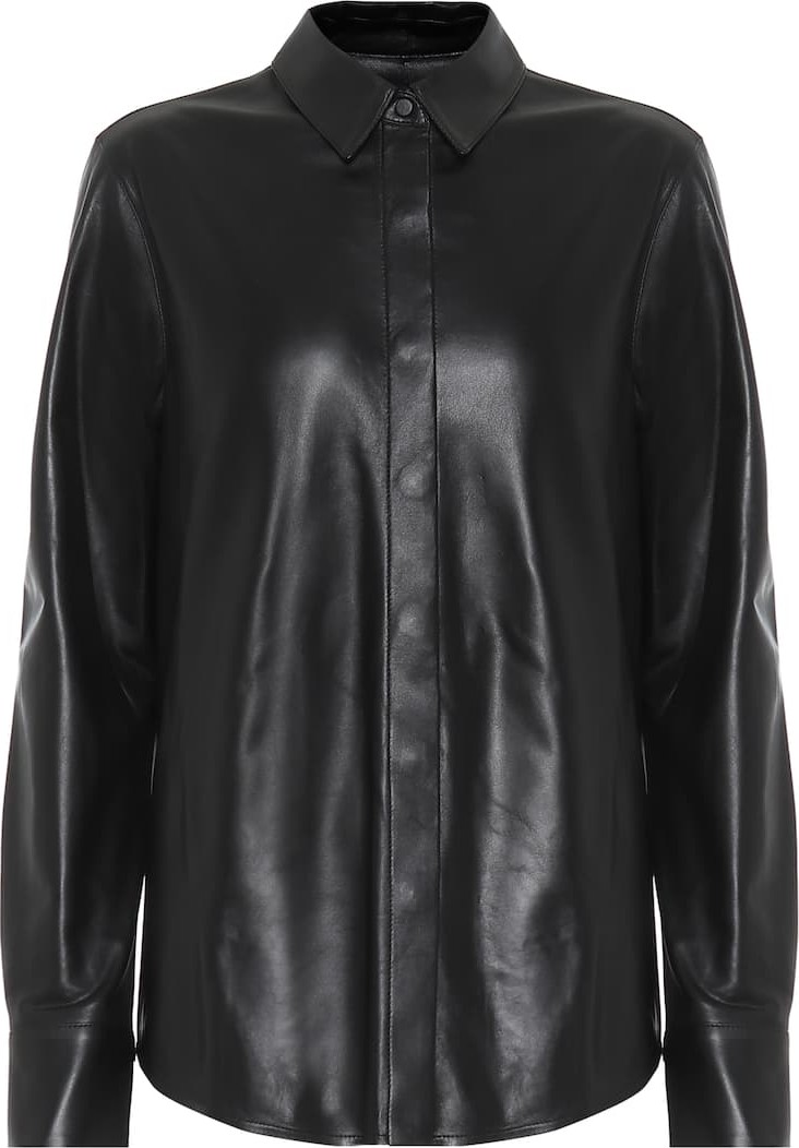 Zeynep Arcay Leather shirt