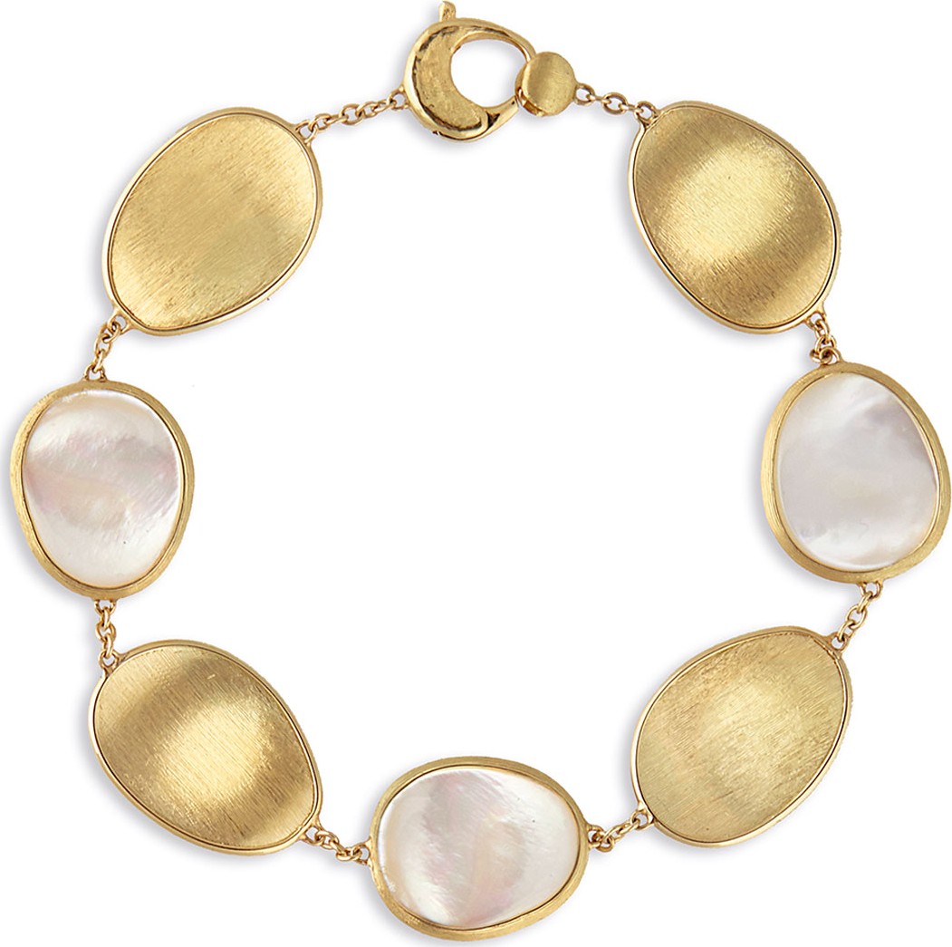 Marco Bicego Lunaria Mother-of-Pearl Station Bracelet