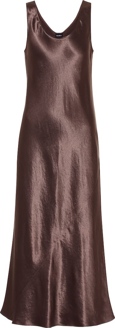 Max Mara Talete satin dress