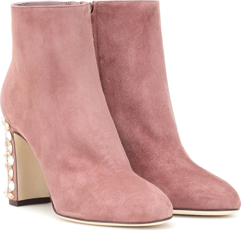 Dolce & Gabbana Vally suede ankle boots