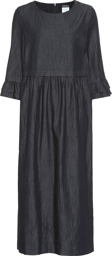 Max Mara Pulcino denim midi dress