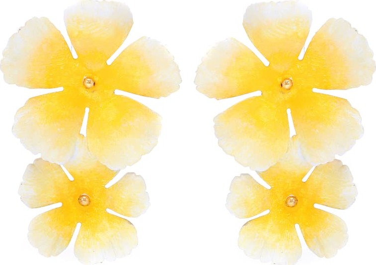 Jennifer Behr Faye floral earrings
