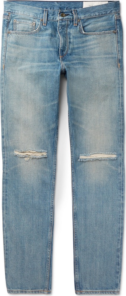 Rag & Bone Fit 2 Slim-Fit Distressed Denim Jeans