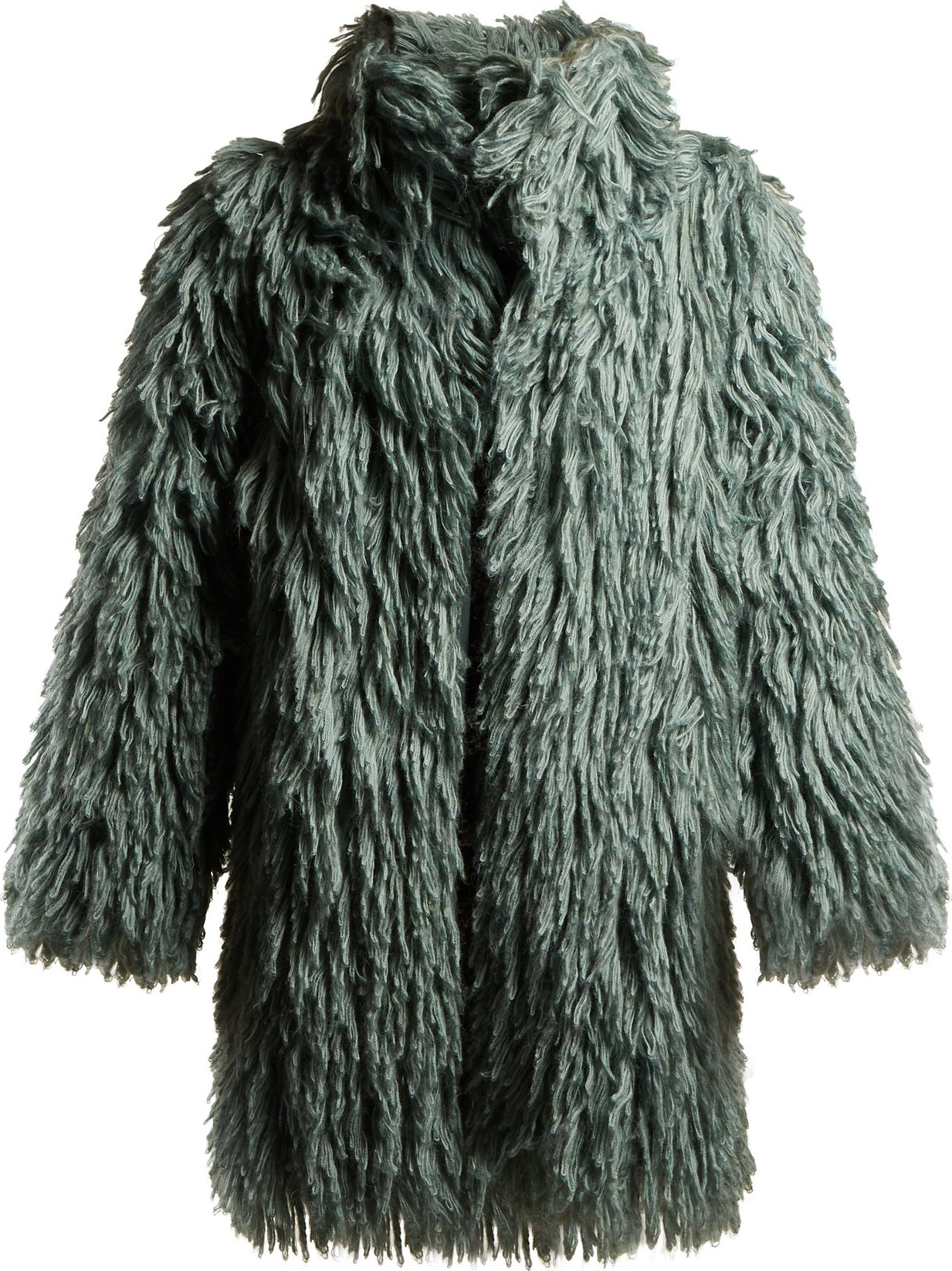 Bottega Veneta Shaggy oversized coat