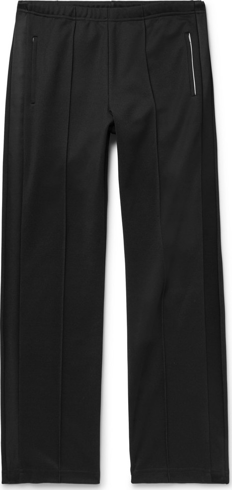 Maison Margiela Satin-Trimmed Tech-Jersey Trousers