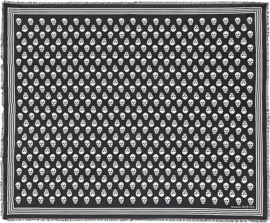 Alexander McQueen Skull-print scarf