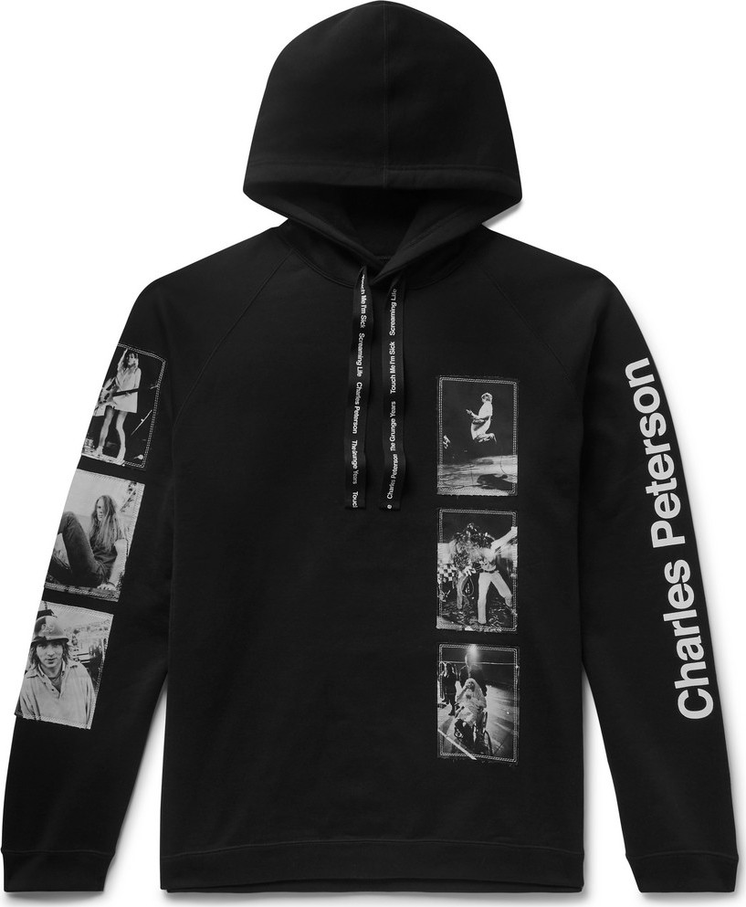 Takahiromiyashita The Soloist Oversized Appliquéd Printed Loopback Cotton-Jersey Hoodie