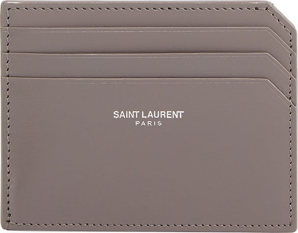 Saint Laurent Small Leather Credit Card Case