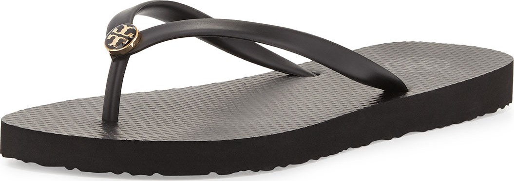 Tory Burch Logo Rubber Flip-Flop