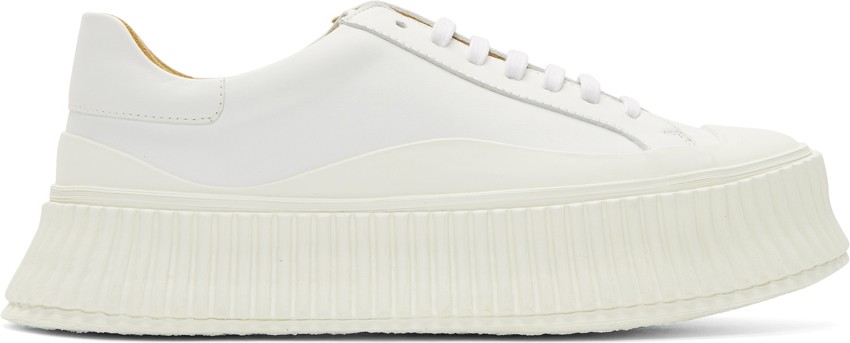 Jil Sander White Connors Sneakers
