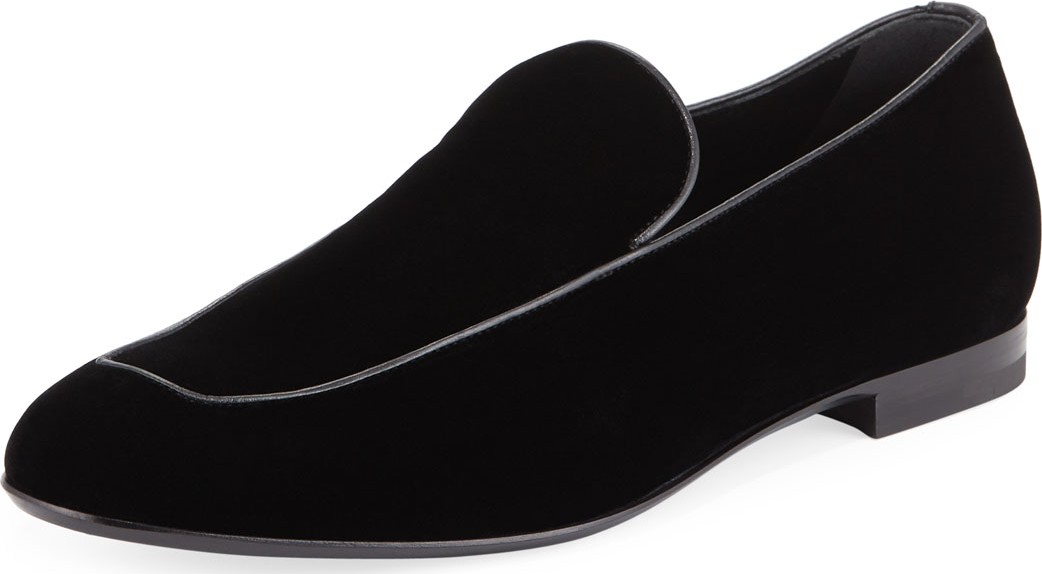 Ermenegildo Zegna Men's Formal Apron Suede Loafer