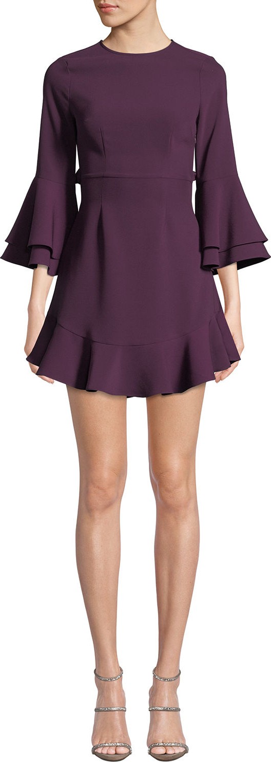 LIKELY Sammy Flouncy Mini Cocktail Dress