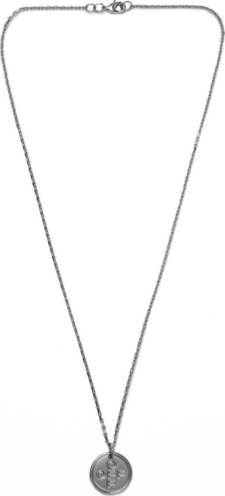 Off White Silver-Tone Necklace