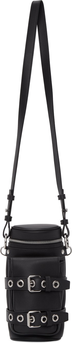 Versace Black Mini Biker Bag