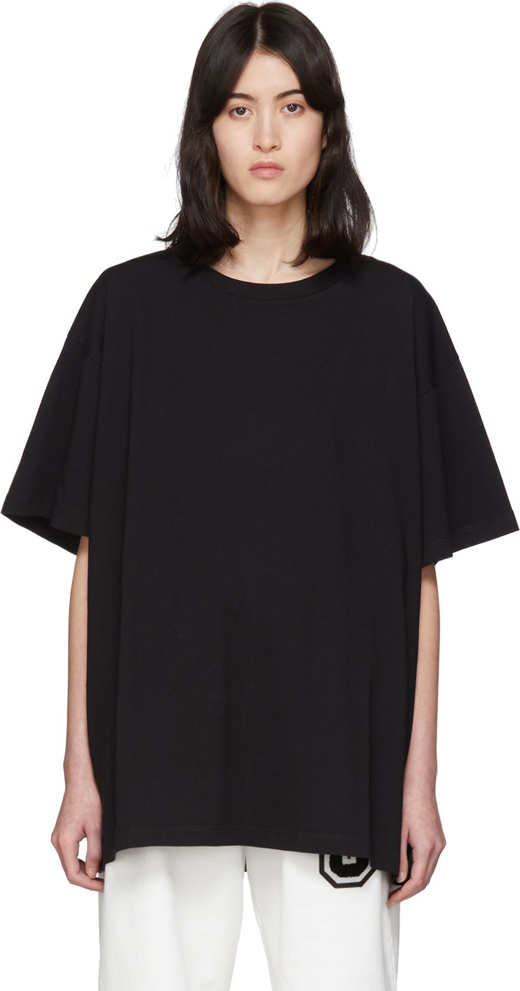 MM6 Maison Margiela Black Back Patch T-Shirt