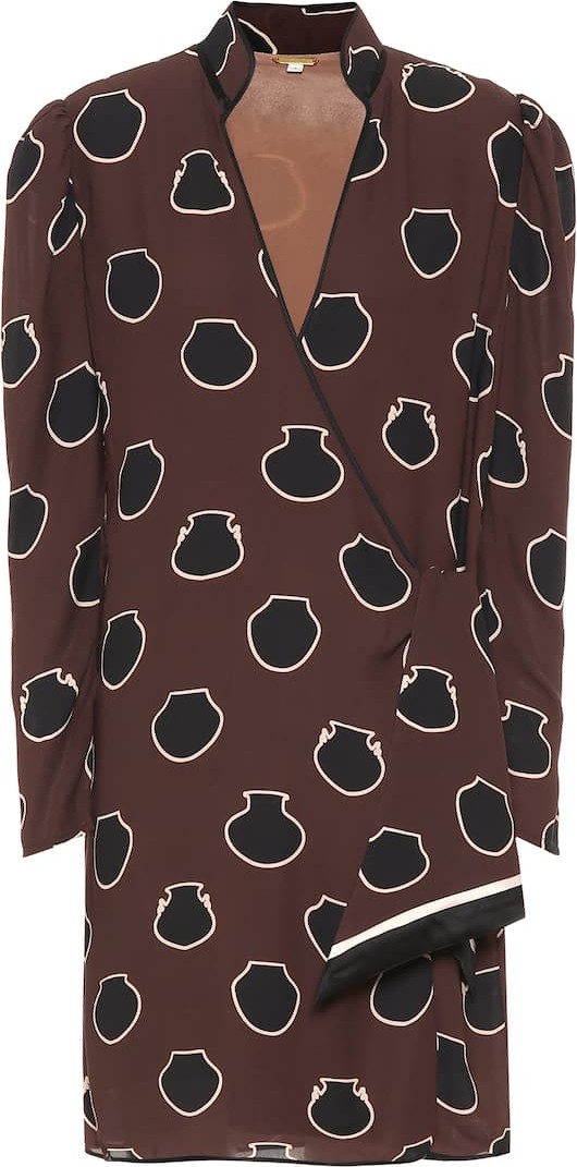 Johanna Ortiz Printed crêpe minidress