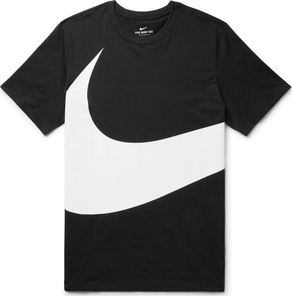 Nike Sportswear Printed Colour-Block Cotton-Jersey T-Shirt