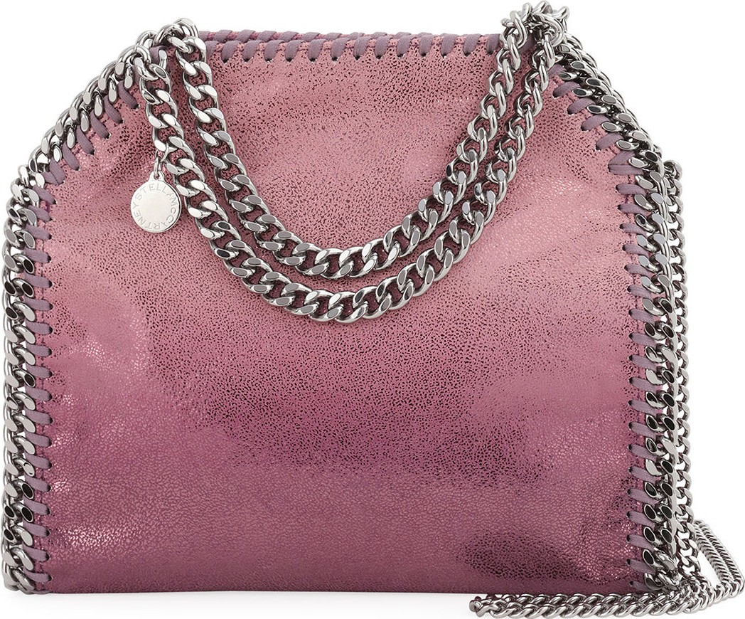 Stella McCartney Mini Falabella Metallic Tote Bag
