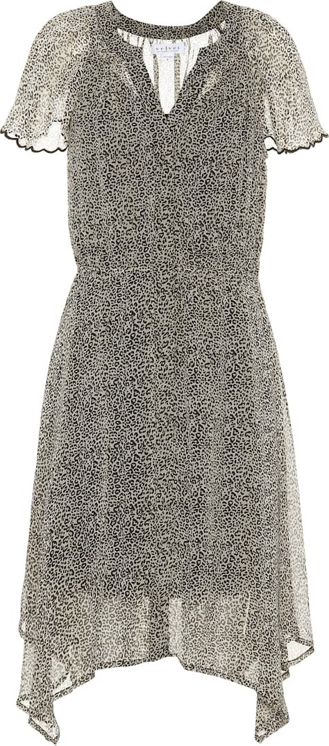 Velvet By Graham & Spencer Belen leopard-print dress