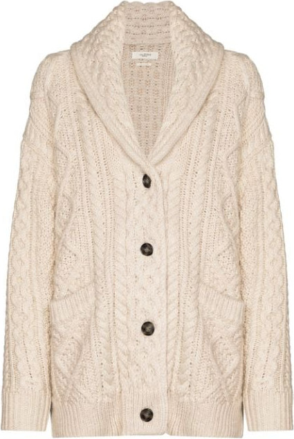 Isabel Marant Etoile - Regan cable-knit cardigan