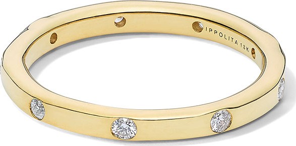 IPPOLITA Stardust 18k All-Around Diamond Ring  Size 7