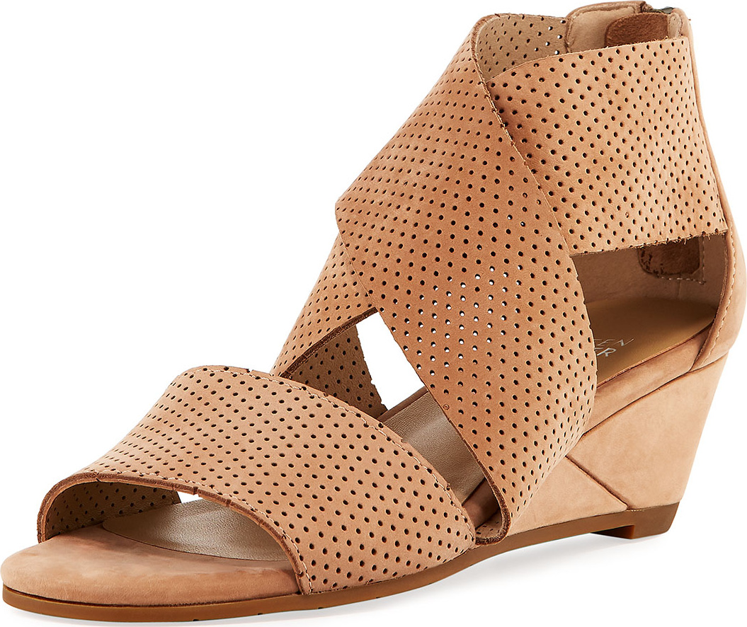 Eileen Fisher Kes 2 Perforated Wedge Sandal