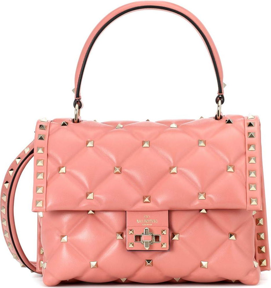 Valentino Valentino Garavani Candystud leather shoulder bag