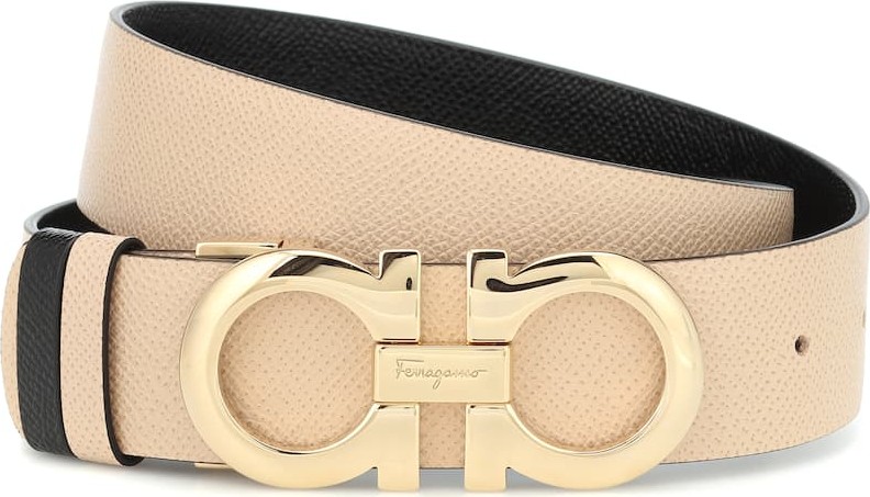 Salvatore Ferragamo Gancini reversible leather belt
