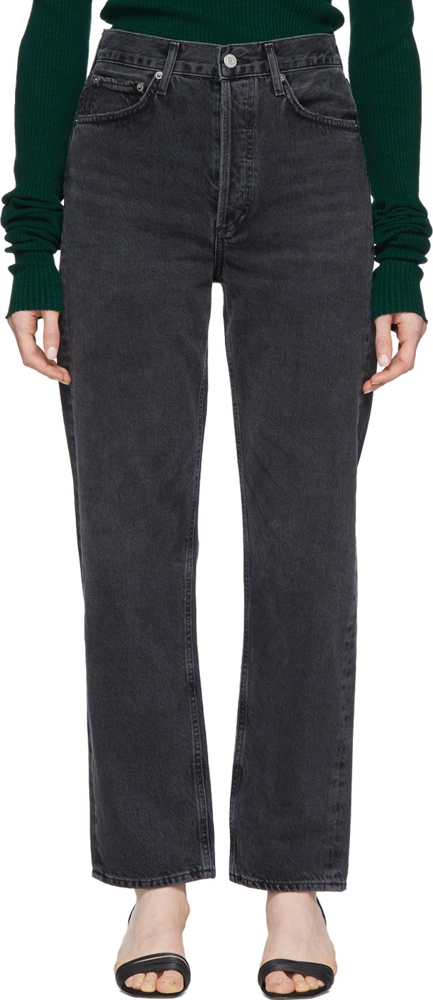 Agolde Black 90s Loose Fit Jeans