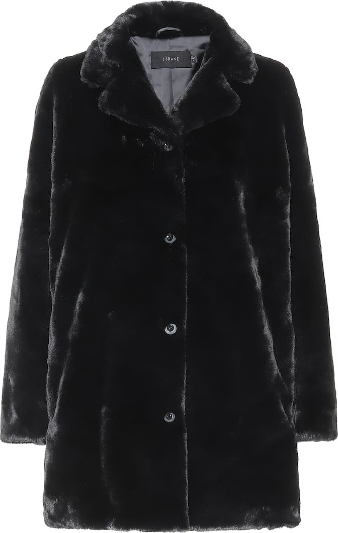 J BRAND Dorene faux fur coat