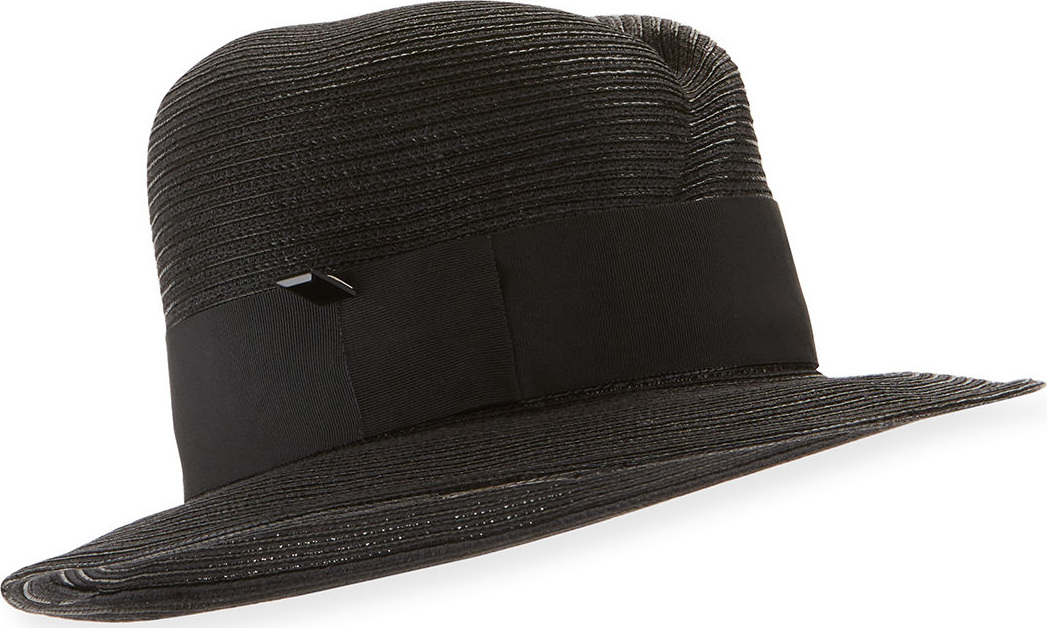 Gigi Burris Nell Straw Fedora Hat