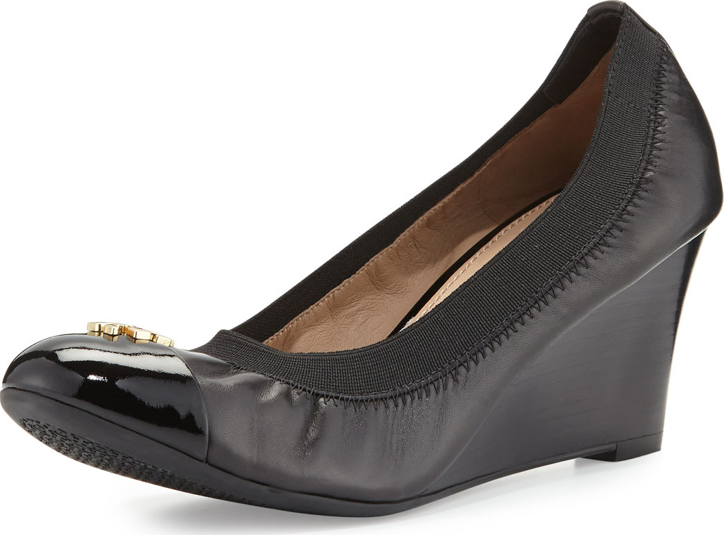 Tory Burch Jolie Logo 65mm Wedge Pump