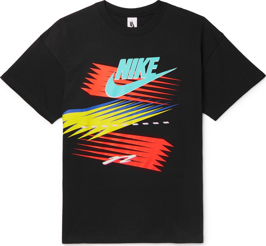 Nike + atmos NRG Logo-Print Cotton-Jersey T-shirt